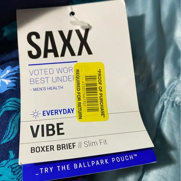 NWT Mens Saxx Vibe Boxer Briefs Sz XL. Retail $32. - Picture 3 of 4